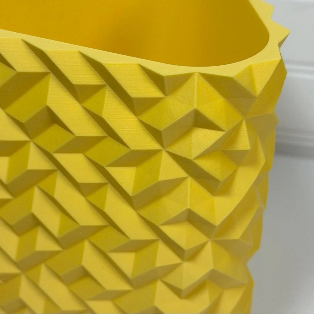 Cobble Planter 02, Indoor Flower Pot, Tabletop Planter, Triangular Design